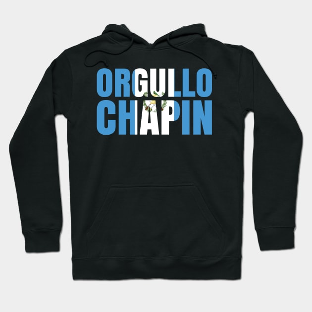 Guatemala Quetzal Orgullo Chapin Guate Antigua Tikal Maya Puchica Vos Bandera Hoodie by Shirtsurf